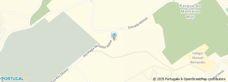 Mapa de Rua Particular à Azinhaga da Fonte Velha