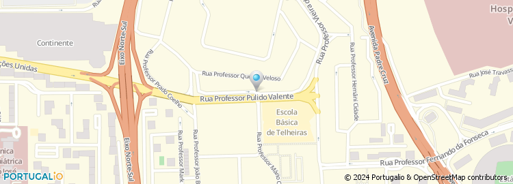 Mapa de Rua Professor Damião Peres