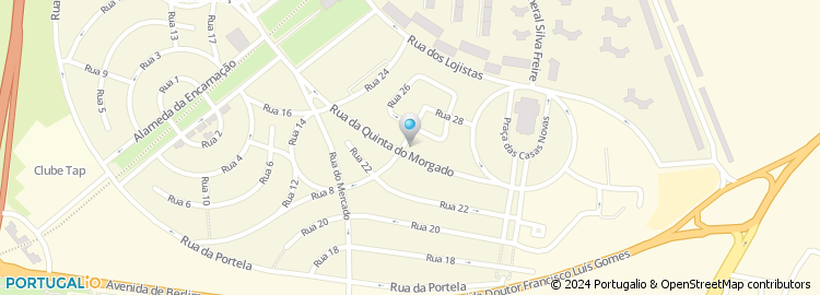 Mapa de Rua Quinta do Morgado