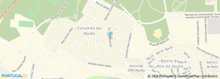 Mapa de Rua Raúl Proença