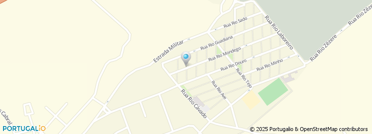 Mapa de Rua Rio Dão