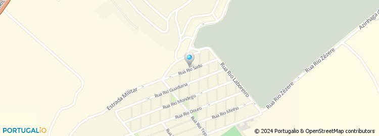 Mapa de Rua Rio Sado