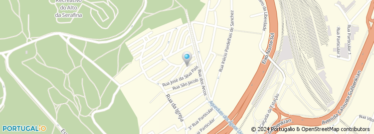 Mapa de Rua Rodrigo Franco