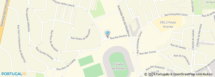 Mapa de Rua Rui Pereira
