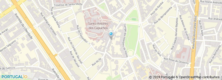 Mapa de Rua Santo António dos Capuchos