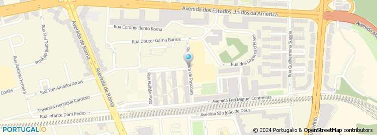 Mapa de Rua Teixeira de Pascoais
