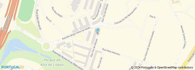 Mapa de Rua Tito de Morais