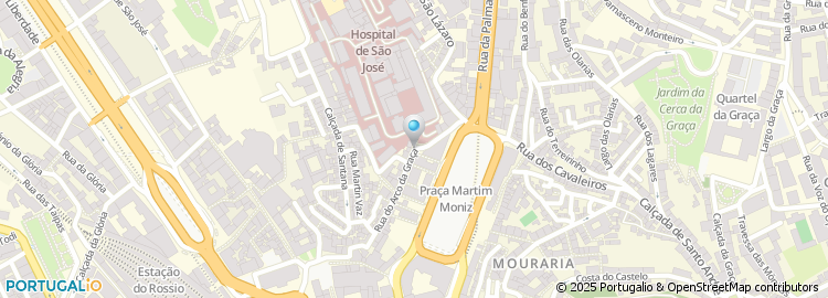 Mapa de Rua Tomé Pires