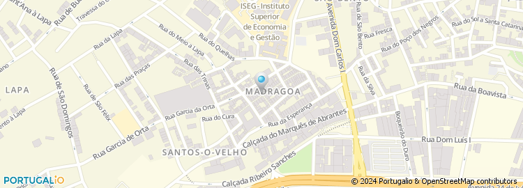 Mapa de Rua Vicente Borga