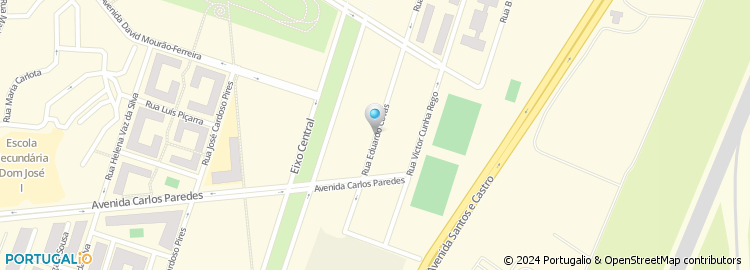 Mapa de Rua Victor Cunha Rego