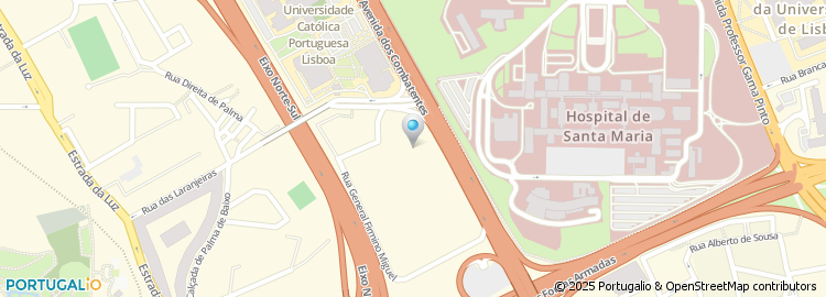 Mapa de Lisbon Marriott Hotel