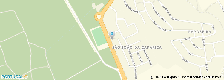 Mapa de Lisbon Surf Villa, Lda