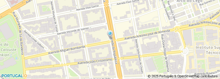 Mapa de Lisinur - Companhia de Investimentos Urbanos de Lisboa, Lda