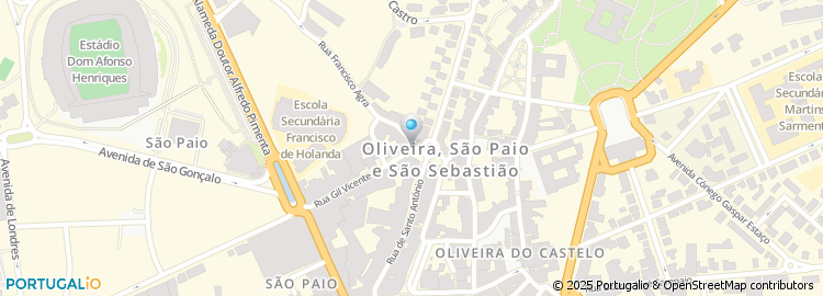 Mapa de Livraria e Galeria Orpheu