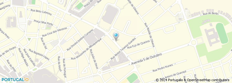 Mapa de Livraria Leya, Faro