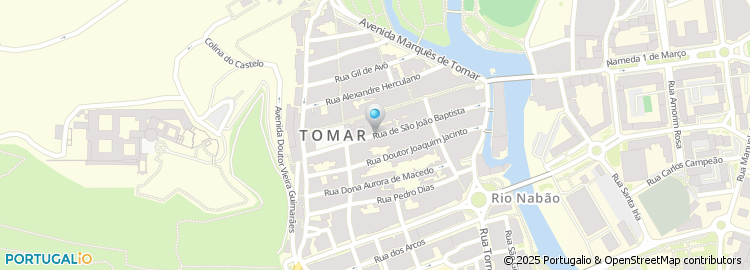 Mapa de Livraria Paulus, Tomar