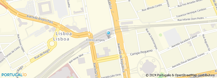 Mapa de Loja MEO Lisboa - Entrecampos