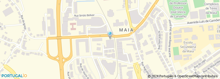 Mapa de Loja MEO Maia - Av. Visconde Barreiros