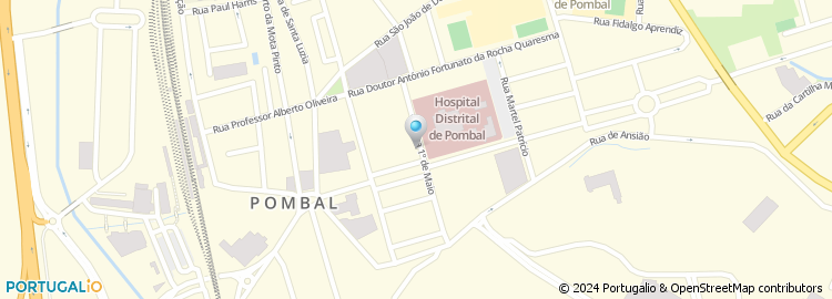 Mapa de Loja MEO Pombal - R. 1º de Maio