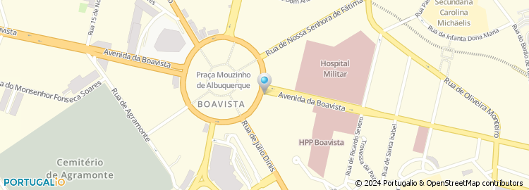 Mapa de Loja MEO Porto - Rotunda da Boavista