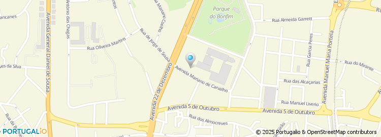 Mapa de Loja MEO Setúbal - Av. Mariano Carvalho