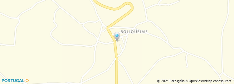 Mapa de Boliqueime