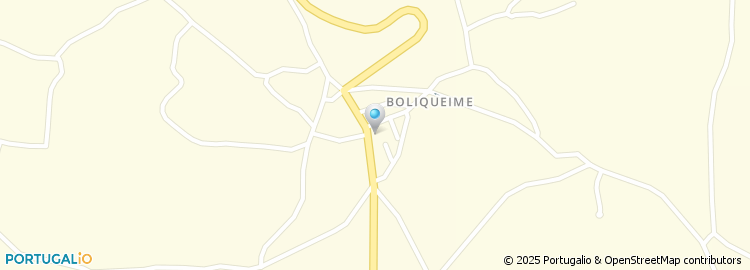 Mapa de Boliqueime