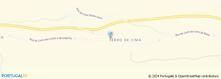 Mapa de Cerro das Casas