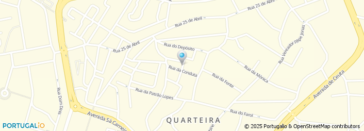 Mapa de Rua Outeiro