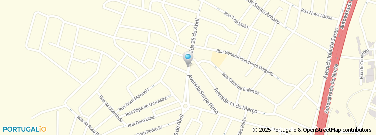 Mapa de Avenida 25 de Abril