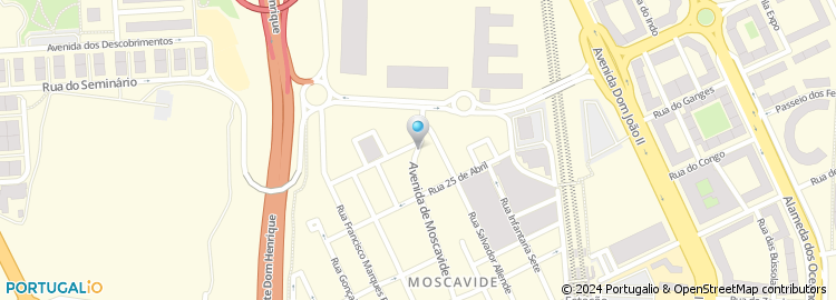 Mapa de Avenida de Moscavide