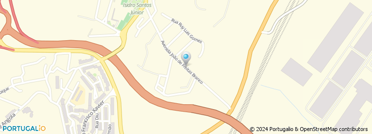 Mapa de Avenida João de Freitas Branco