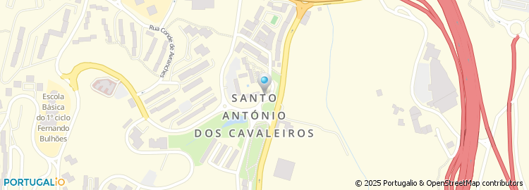 Mapa de Largo de Santo António