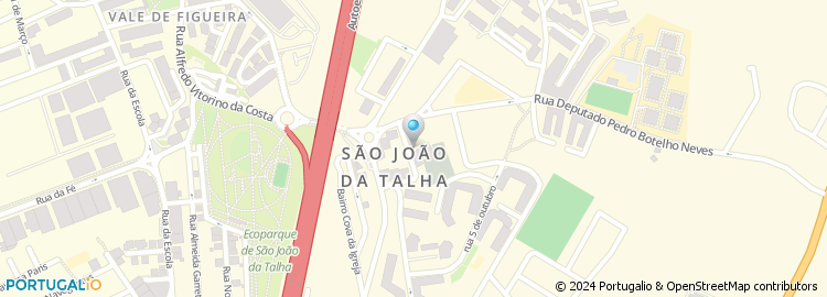 Mapa de Largo de São João Baptista