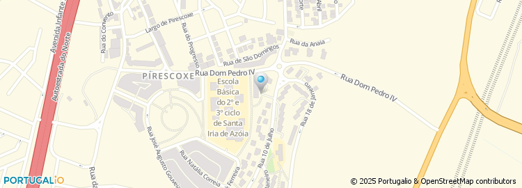 Mapa de Praceta 10 de Julho