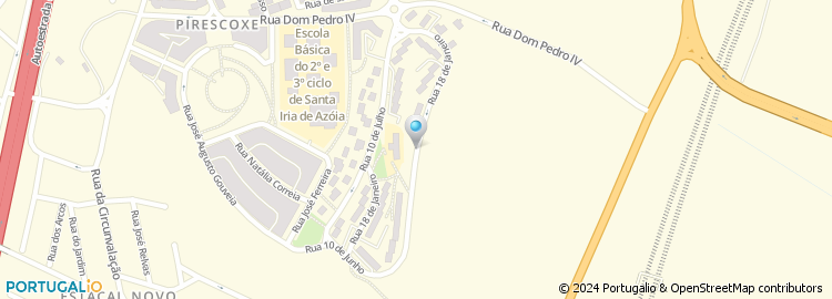 Mapa de Rua 18 de Janeiro