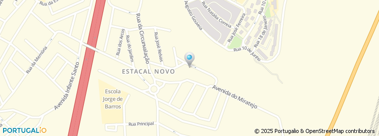 Mapa de Rua Aristides de Sousa Mendes