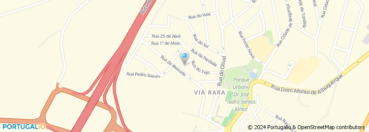 Mapa de Rua Arnaldo Lourenço