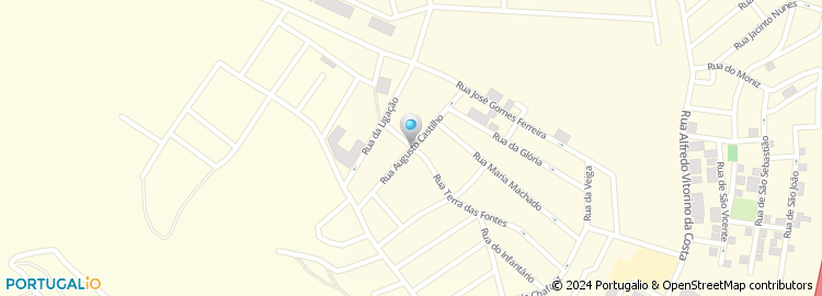 Mapa de Rua Augusto Castilho
