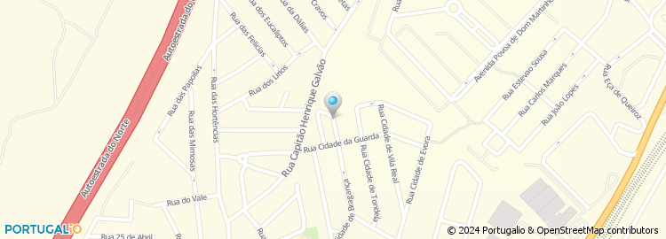 Mapa de Rua Cidade de Chaves