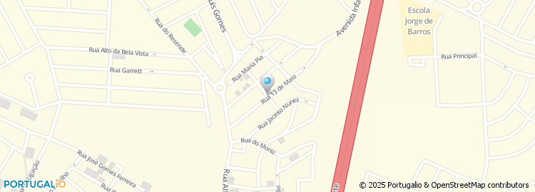 Mapa de Rua da Fé