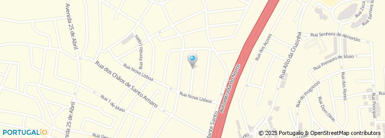 Mapa de Rua da Vinha