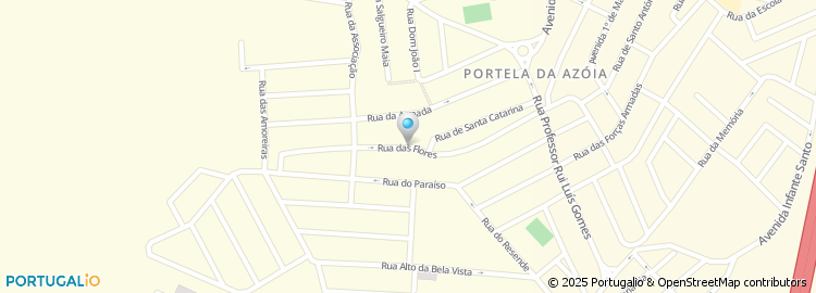 Mapa de Rua das Flores