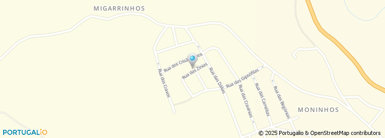 Mapa de Rua das Margaridas