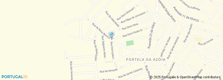 Mapa de Rua das Rosas