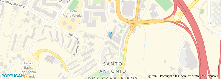 Mapa de Rua de Santo António