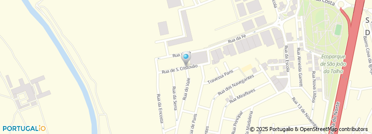 Mapa de Rua de São Cristóvão