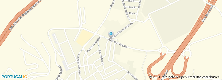 Mapa de Rua do Bairro 2 Marias