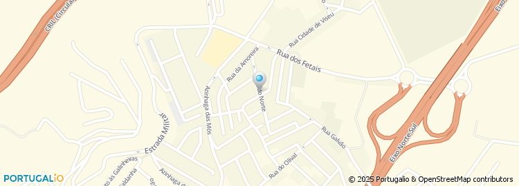 Mapa de Rua do Norte