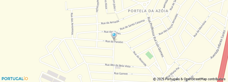 Mapa de Rua do Paraíso